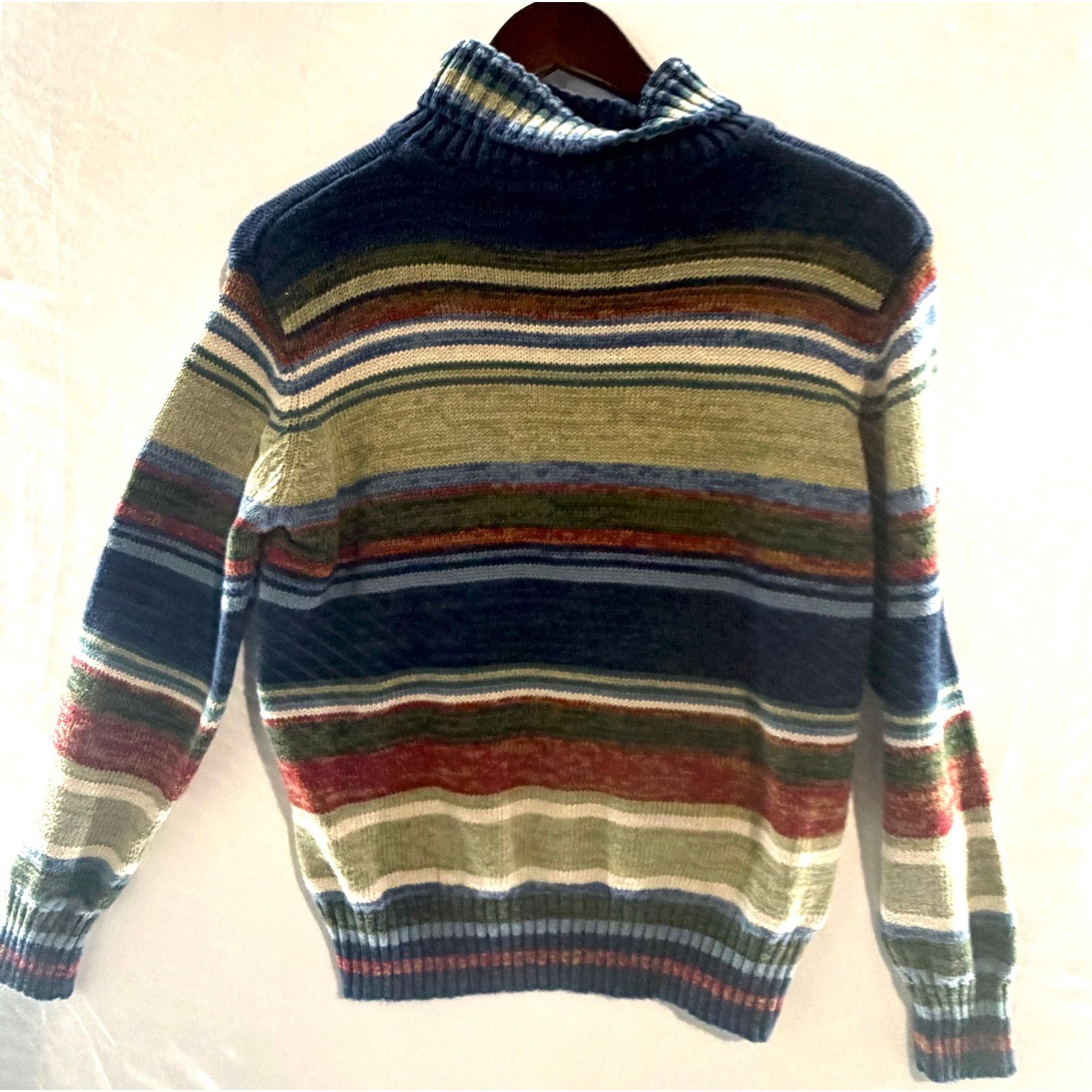 Other Vintage Y2K Tiara International Striped SWEATER SZ SMALL Size S / US 4 / IT 40 - 2 Thumbnail