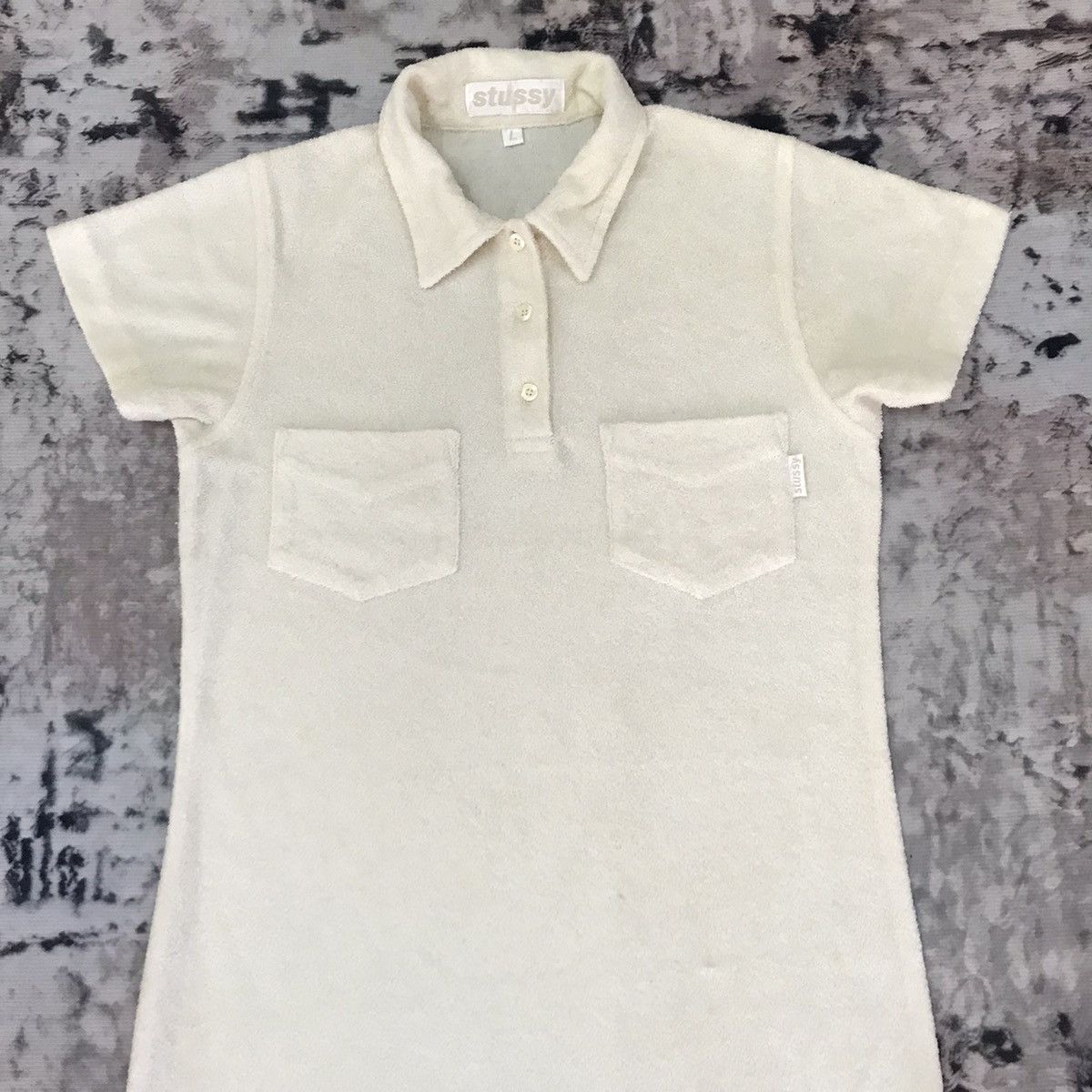 Stussy Vintage Stussy Micro Fleece Long Shirt Polos Tee Size S / US 4 / IT 40 - 3 Thumbnail