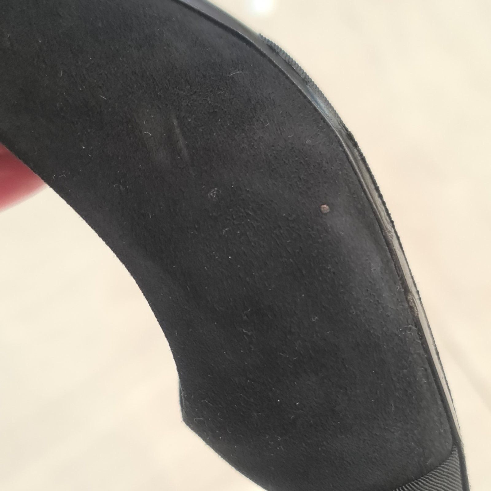 Chanel Chanel Black Suede Textile Pointed Toe Pumps 41 Size US 10 / IT 40 - 6 Thumbnail
