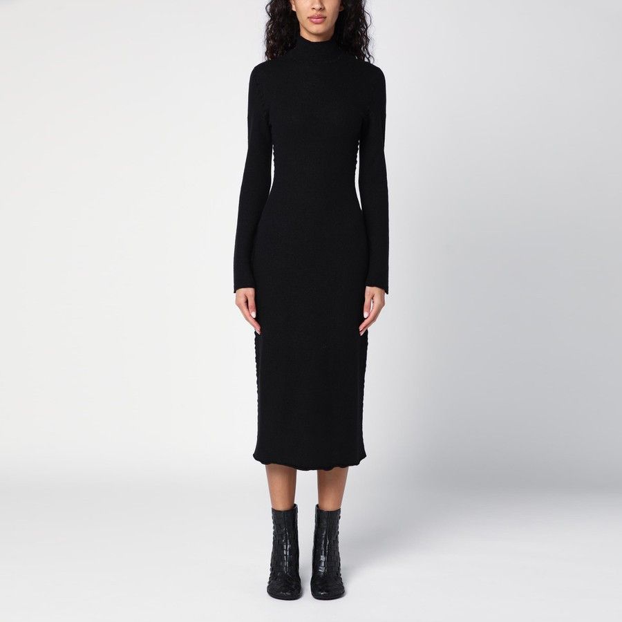 Bottega Veneta Black wool turtleneck dress Size S / US 4 / IT 40 - 1 Thumbnail