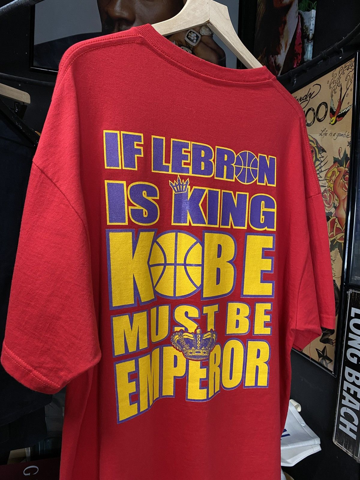 Vintage Vintage Los Angeles Lakers Kobe is Emperor T-Shirt 2XL Size US XXL / EU 58 / 5 - 10 Thumbnail