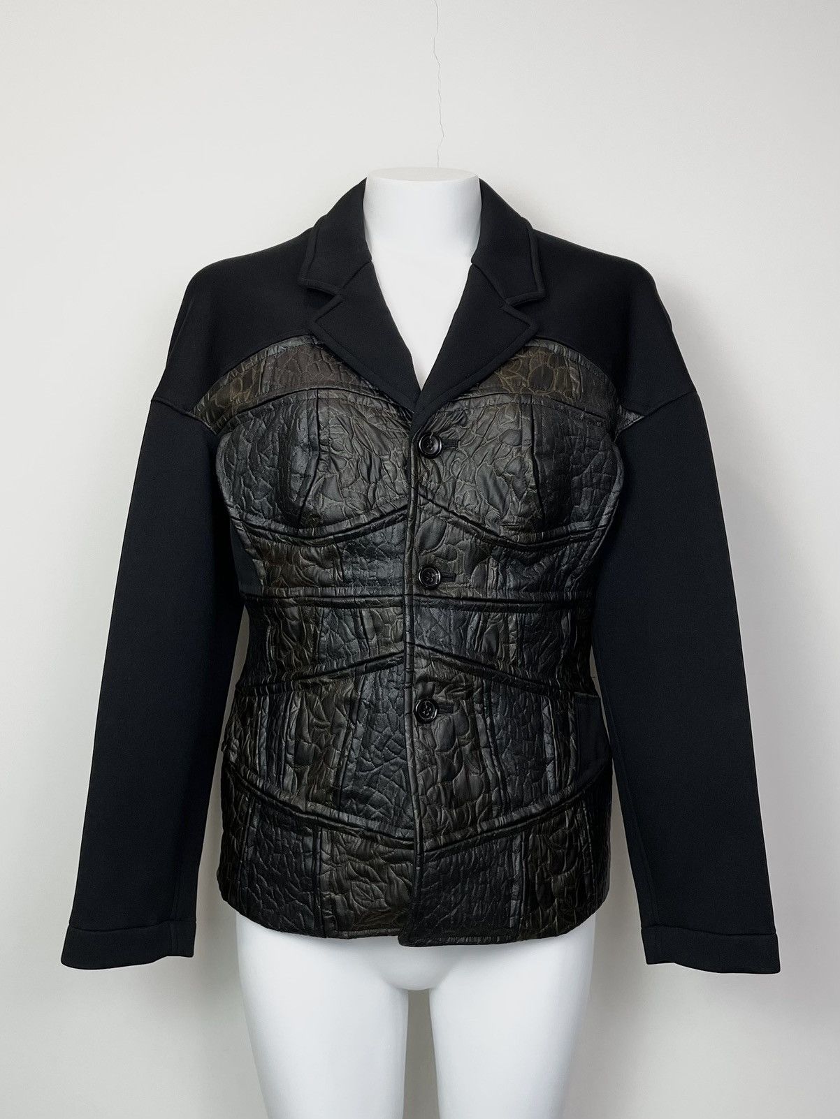 Comme des Garcons A/W 1990 Comme des Garcons Patchwork Jacket Size M / US 6-8 / IT 42-44 - 2 Thumbnail
