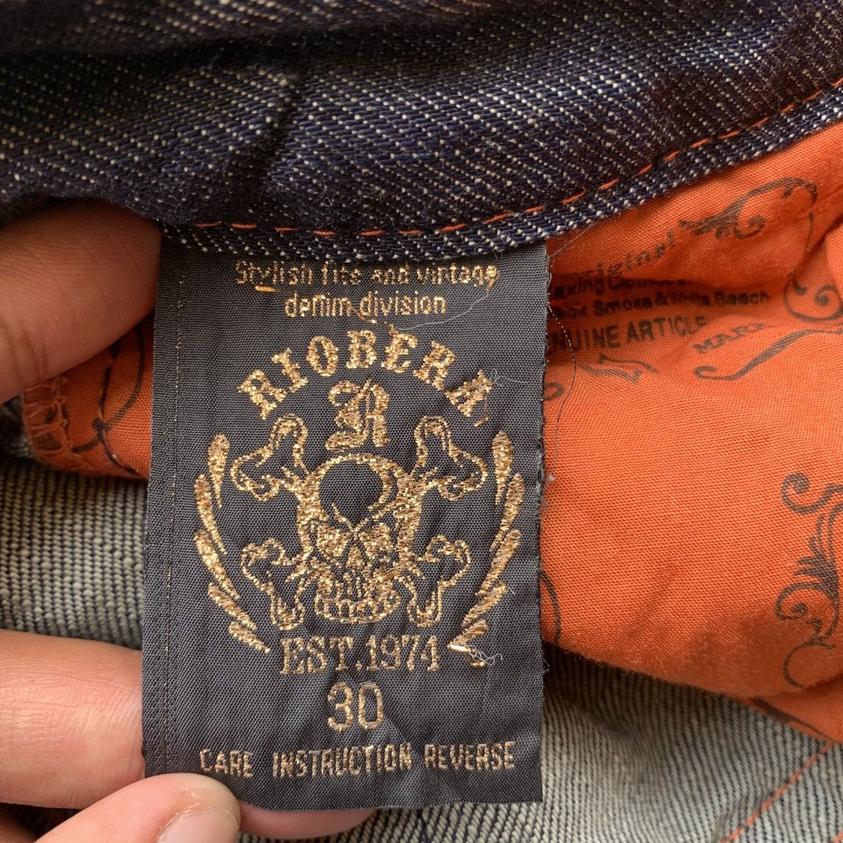 Japanese Brand Vintage Riobera Distressed Flare Denim Jeans Size US 33 - 13 Thumbnail