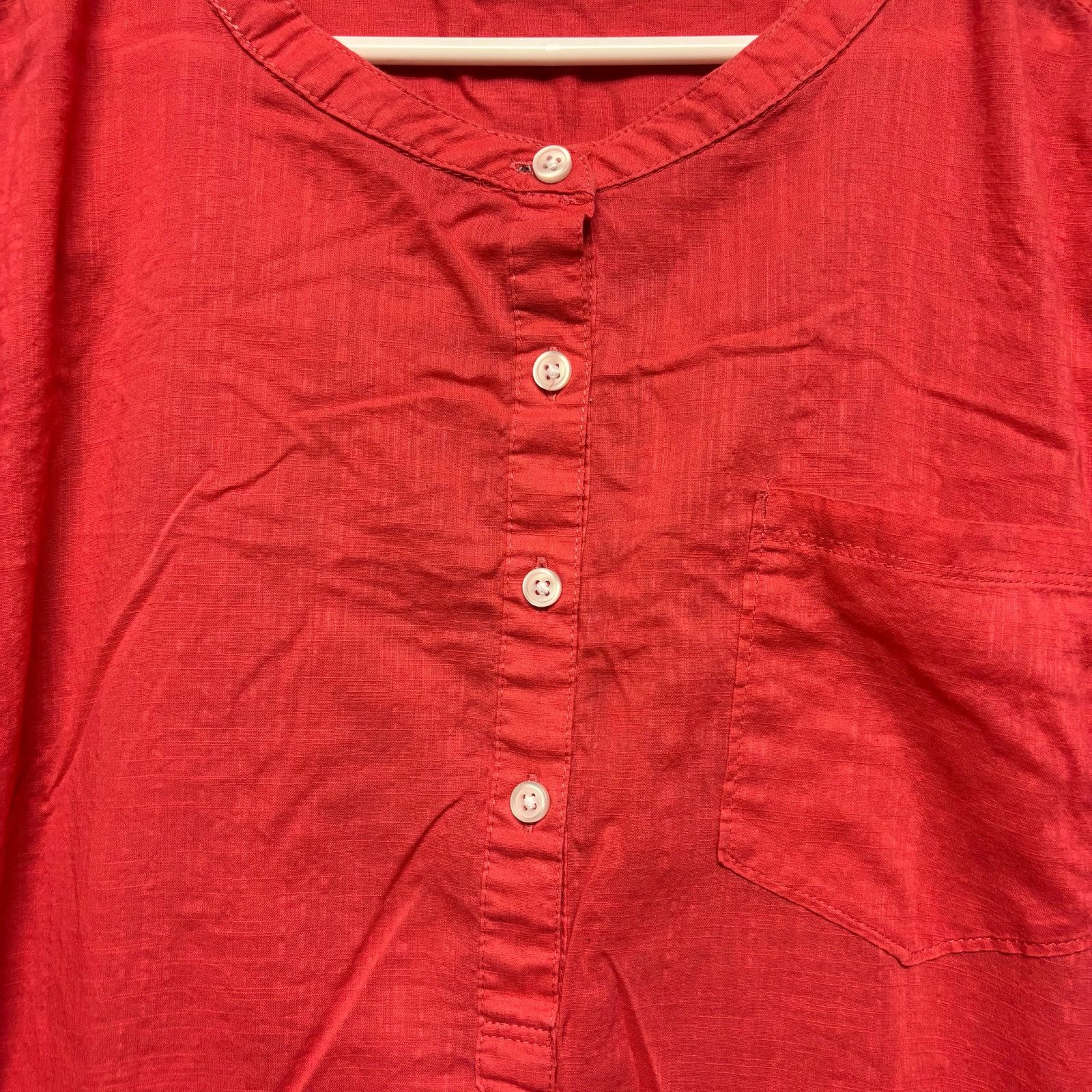 Croft & Barrow Croft & Barrow Lightweight Summer Blouse Beachy Hippy Boho Size XL / US 12-14 / IT 48-50 - 5 Thumbnail