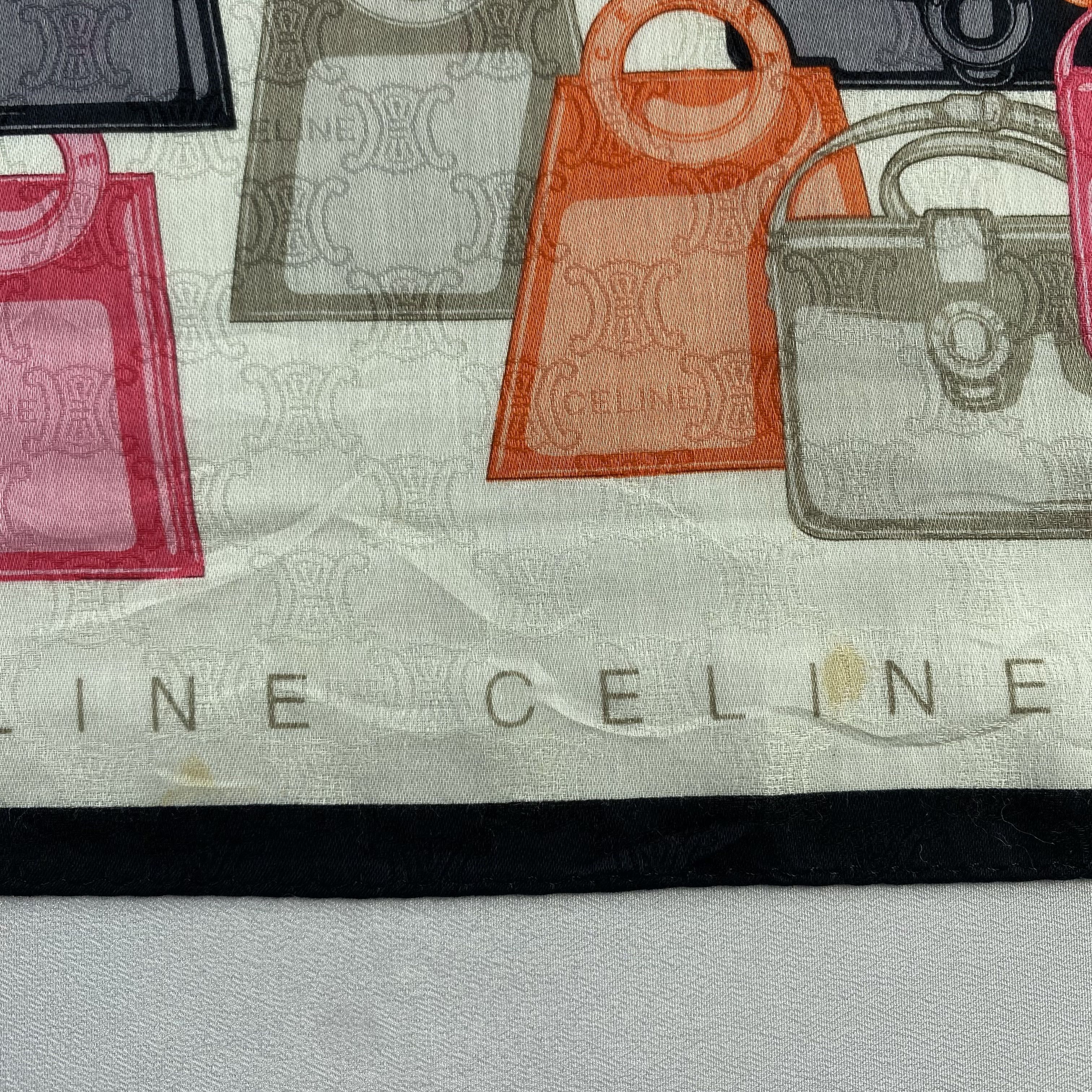 Celine × Vintage Celine Handkerchief / Neckerchief / Bandana-P1054 Size ONE SIZE - 5 Thumbnail