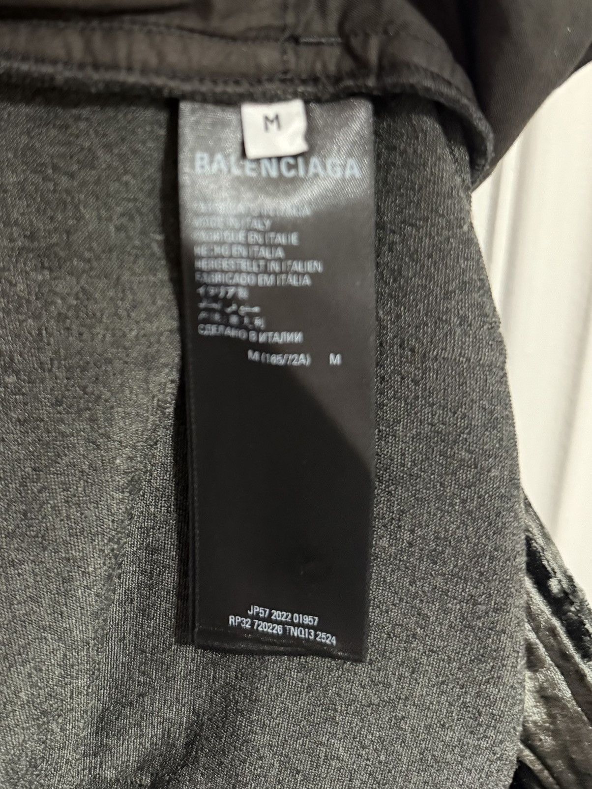 Balenciaga New Winter 22 Crushed Velvet Stretch Pant [M] Size US 32 / EU 48 - 7 Thumbnail