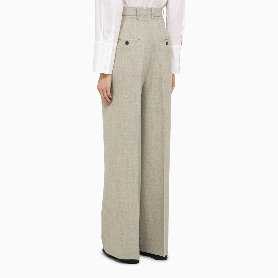 AMI o1d2blof0724 Wool Pants in Light Grey Size 25" / US 0 / IT 36 - 4 Thumbnail