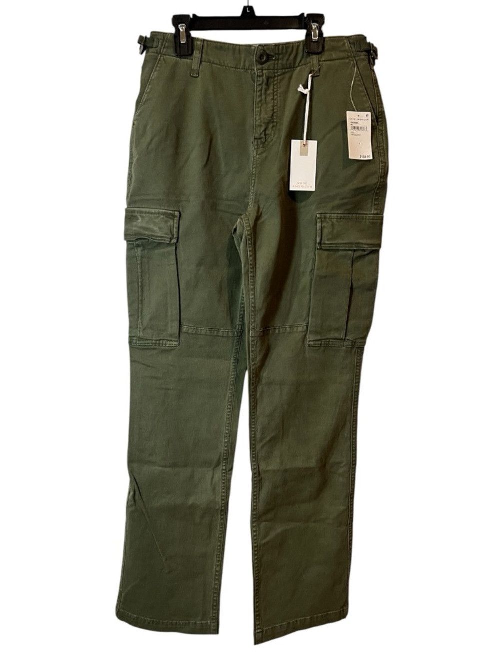 Good American Good American Uniform Cargo Pants Green Size 2 (Runs Big) F Size 26" / US 2 / IT 38 - 3 Thumbnail