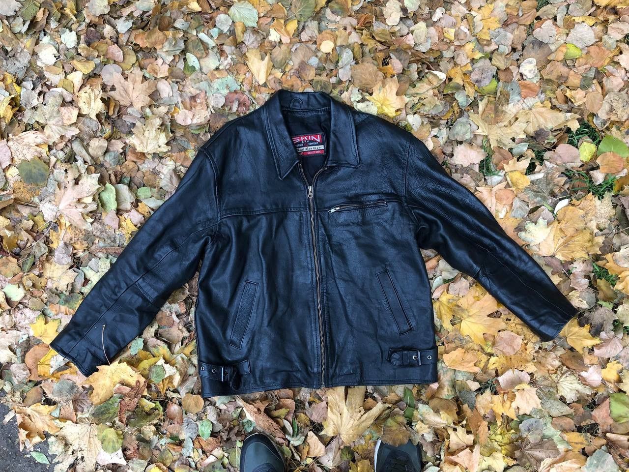 Vintage VERY RARE SKIN COMFORT REAL LEATHER JACKET MADE IN USA 90s Size US L / EU 52-54 / 3 - 10 Thumbnail
