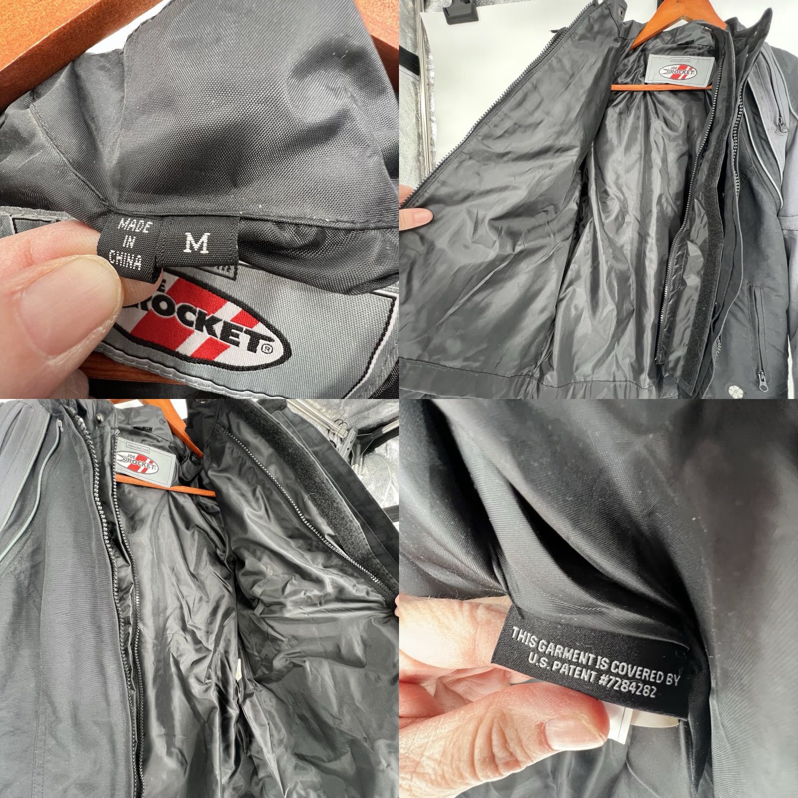 Joe Rocket Joe Rocket Motorcycle Jacket Women’s Lined Size Medium Black Gray Size M / US 6-8 / IT 42-44 - 8 Thumbnail