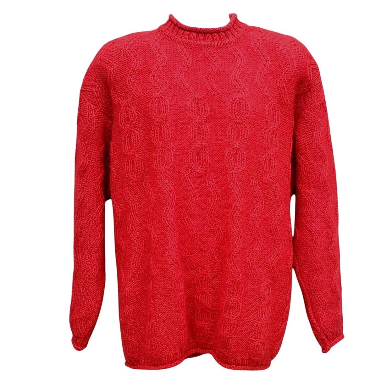 Esprit Vintage Esprit Mens Red Mohair Sweater Oversize Pullover 3XL Size US XXL / EU 58 / 5 - 1 Thumbnail
