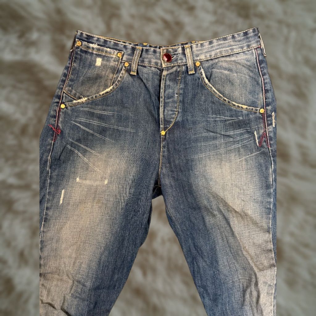 Levi's VINTAGE Levi’s Engineered Jeans Twisted - Jeans - W30 L34 - Blue - 90s - Men - Regular - 5-Pocket - Button - Medium Wash Size US 30 / EU 46 - 1 Thumbnail
