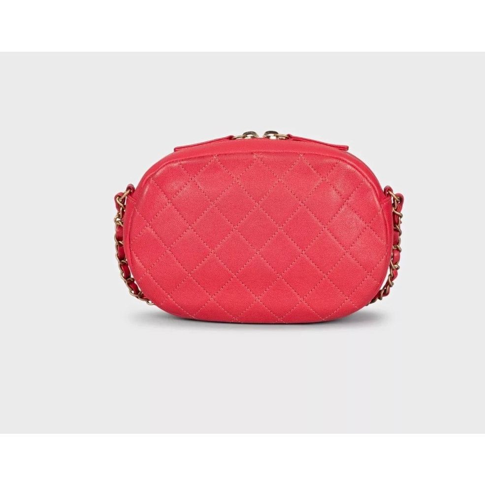 Chanel Elegant Chanel Coco Midnight Red Leather Shoulder Bag Size ONE SIZE - 3 Thumbnail