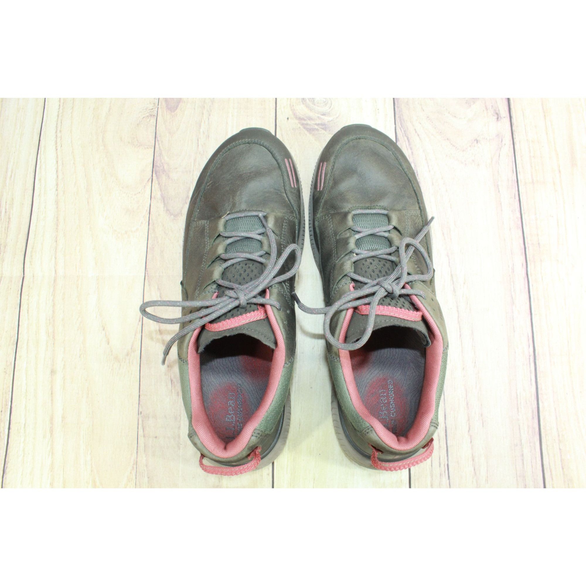 L.L. Bean LL Bean Men's Dirigo Leather Sneakers Waterproof Dark Loden Size US 11.5 / EU 44-45 - 4 Thumbnail