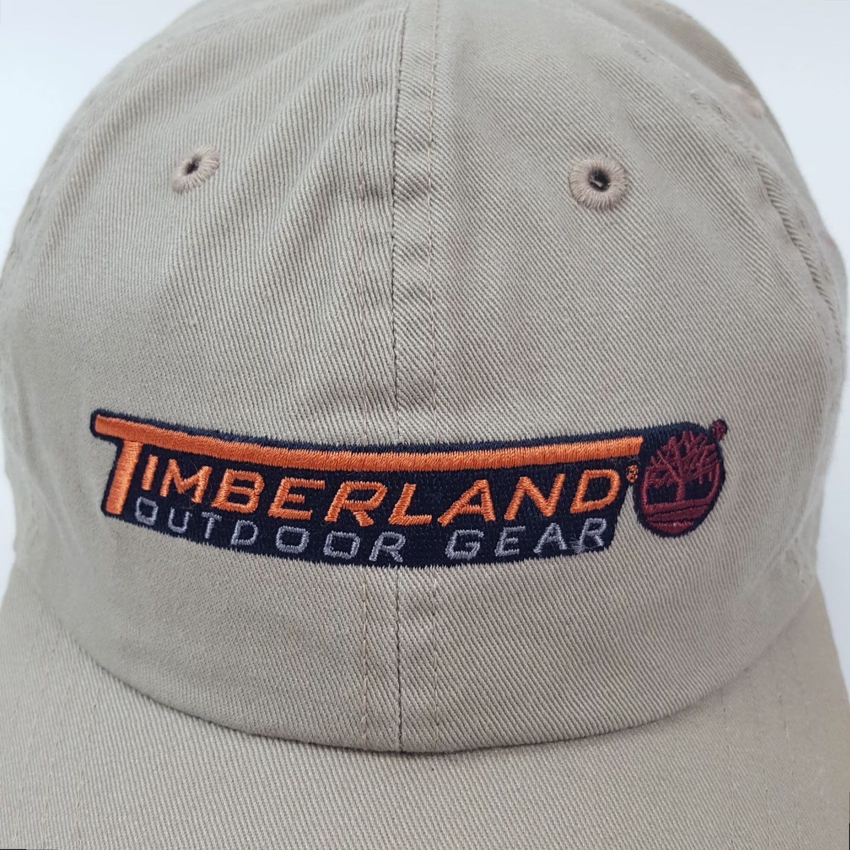 Timberland VINTAGE Timberland Baseball Cap Hat Adult One Size Beige Cotton Canvas Adjustable 90s 2000s New York Outdoor Gear USA Baseball Mens Size ONE SIZE - 2 Thumbnail