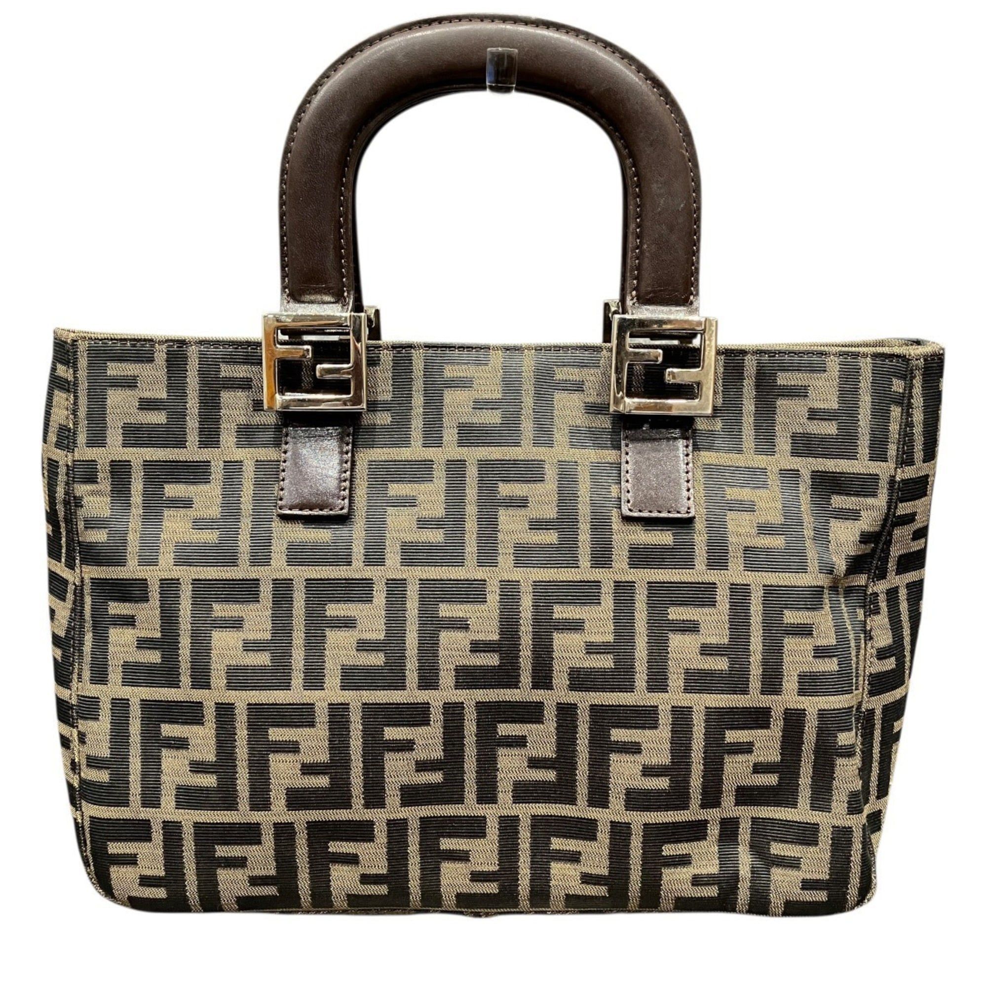Fendi Fendi handbag nylon and leather free shipping Size ONE SIZE - 1 Thumbnail