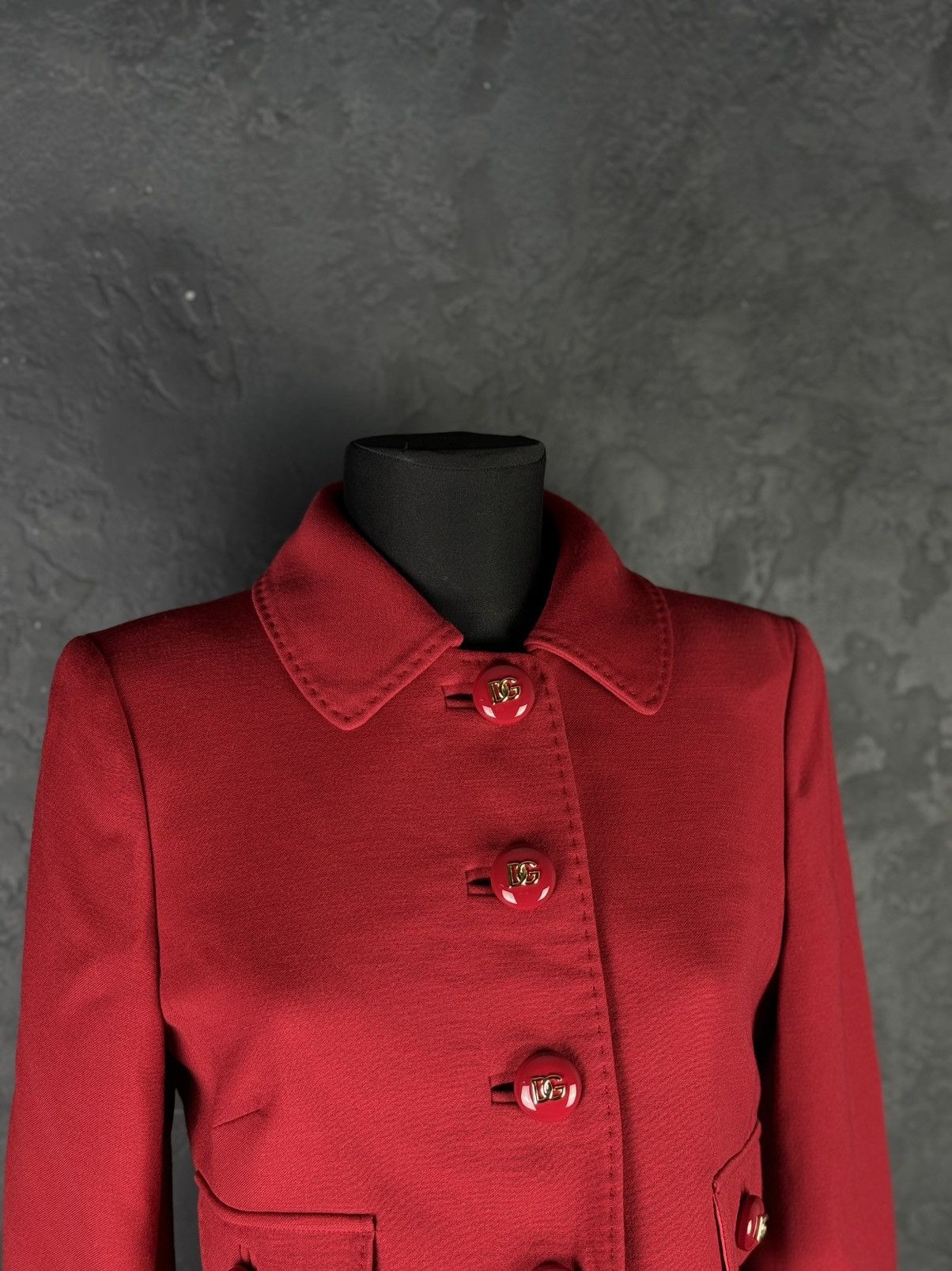 Dolce & Gabbana DOLCE & GABBANA Cropped Wool Jacket Size M / US 6-8 / IT 42-44 - 3 Thumbnail