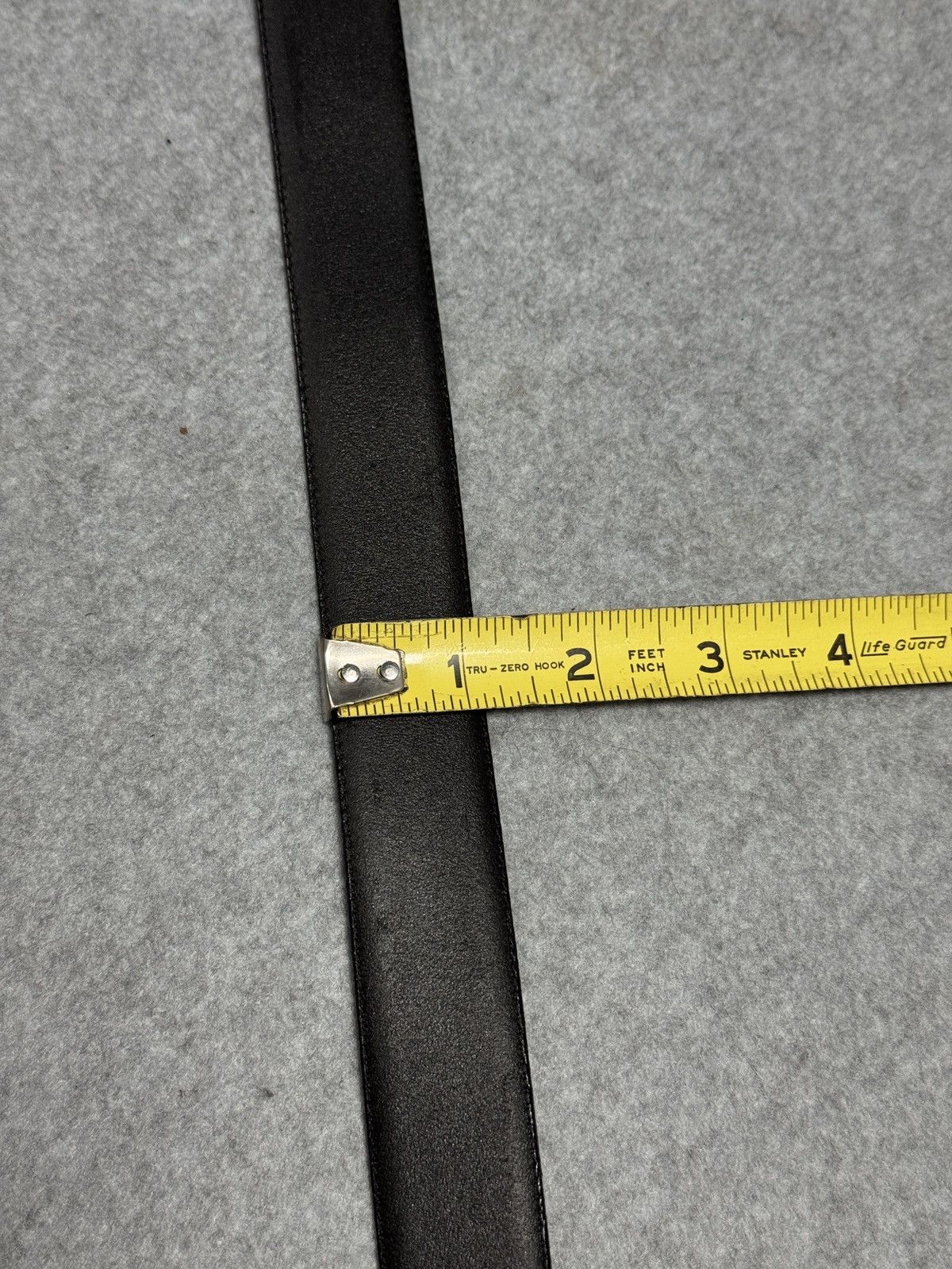 Dior Vintage Christian Dior Logo Buckle Black Leather Belt Unisex Size ONE SIZE - 3 Thumbnail