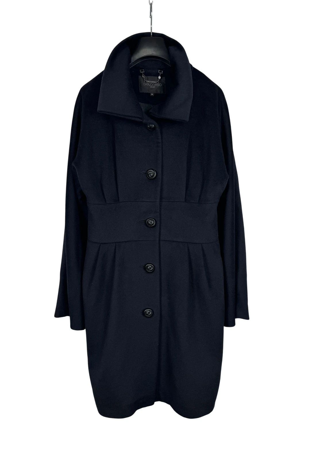 Other Delcorso Luxury Coat Wool Cashmere Mock Neck size 46 Size L / US 10 / IT 46 - 11 Thumbnail