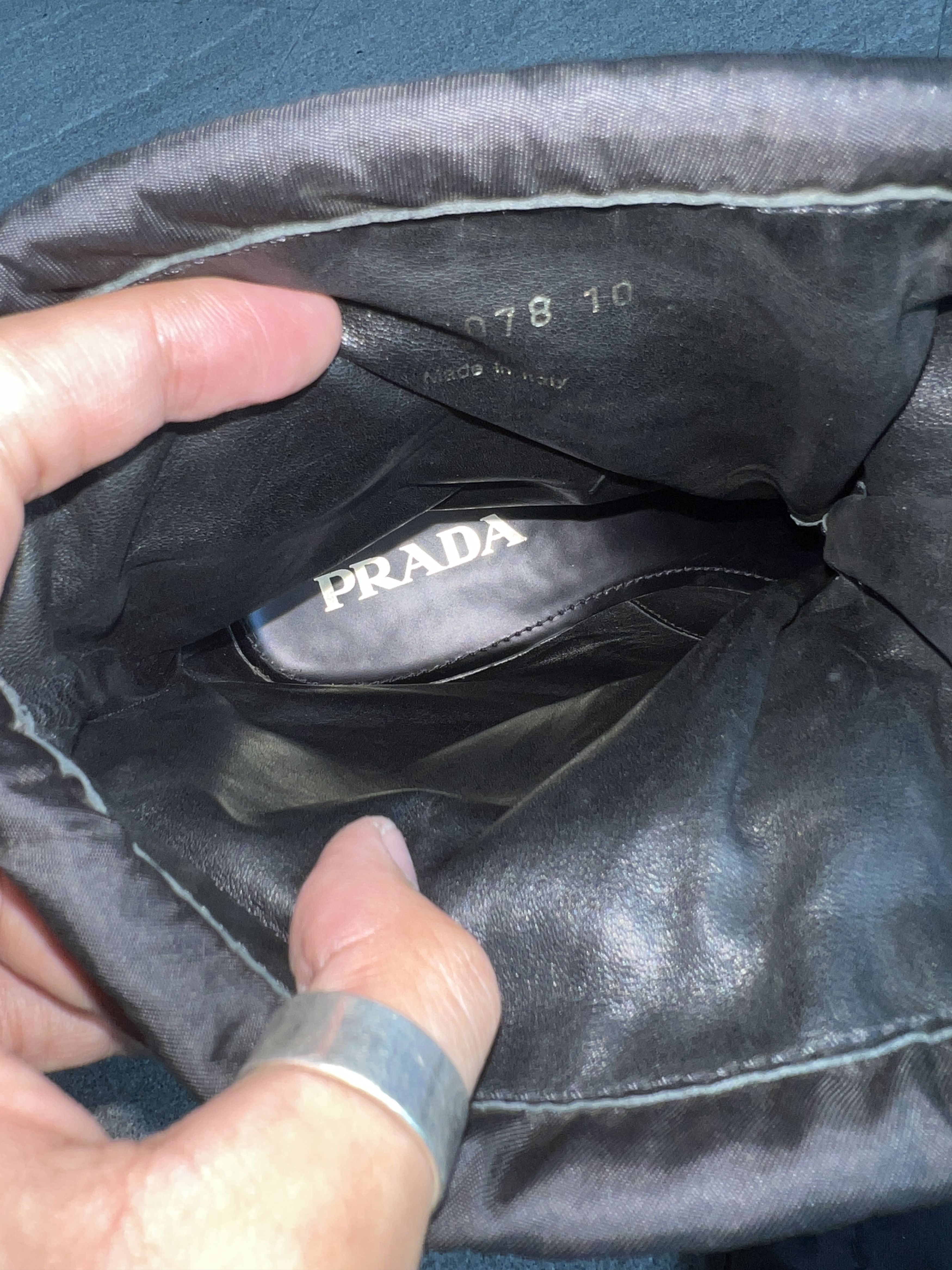 Prada Prada Milano Black Combat Boots Size 10 Italy Size US 10 / EU 43 - 7 Thumbnail