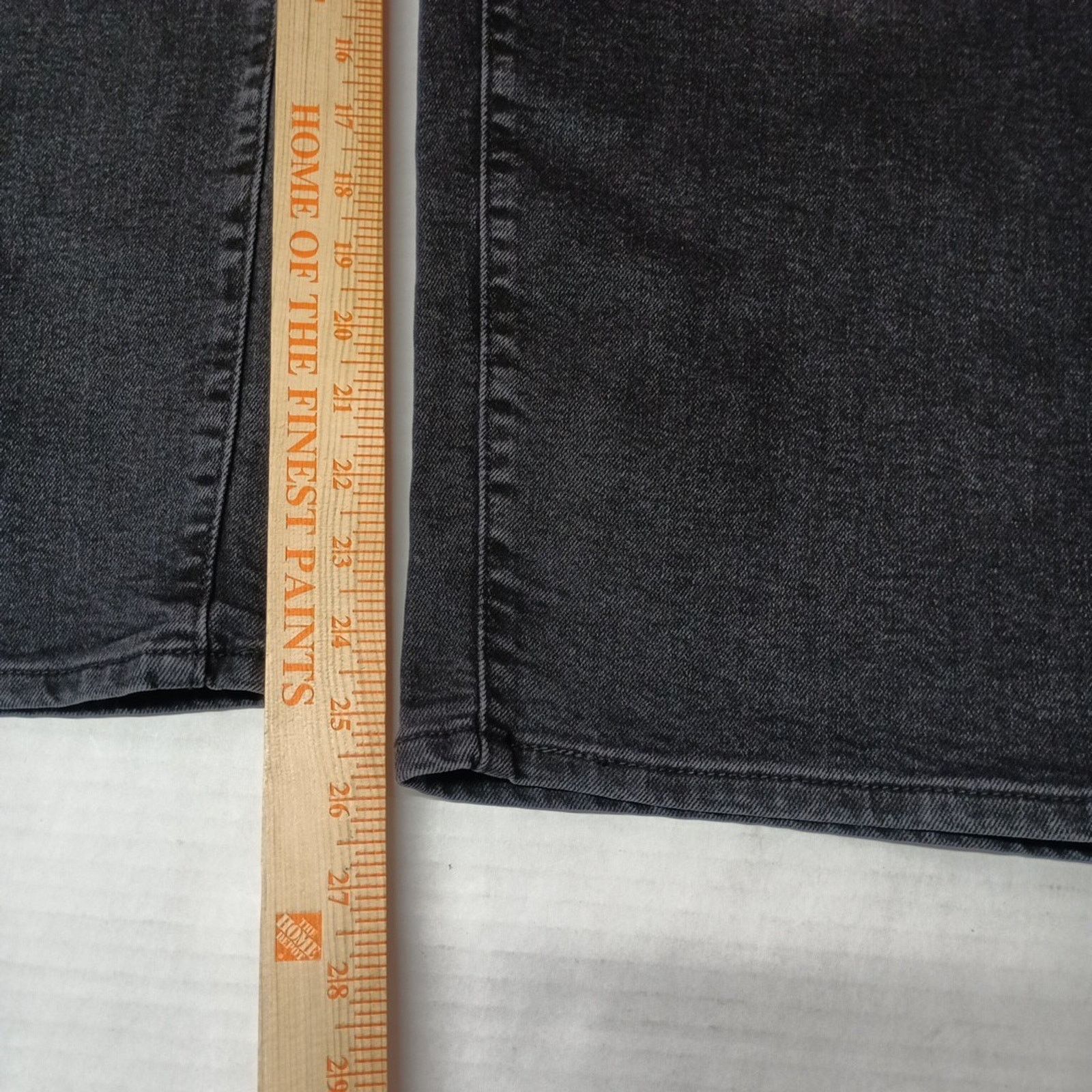 Levi's Levi Strauss Ribcage Straight Button Fly Black Jeans 24W Size 42" / US 20 - 4 Thumbnail