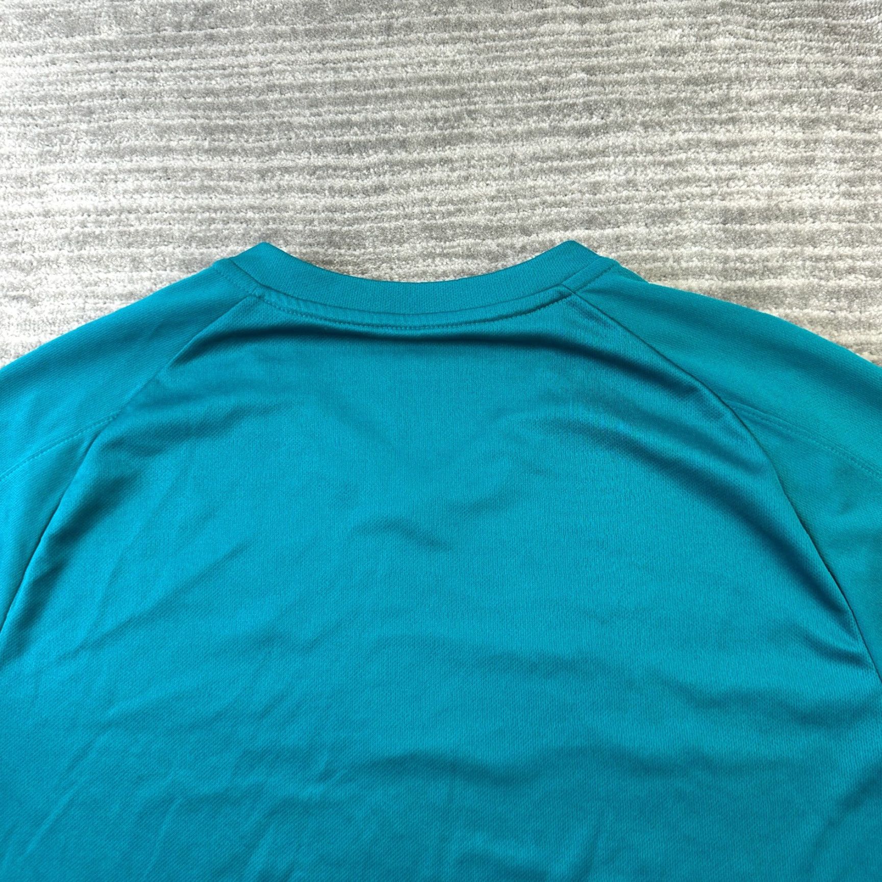 Nike Nike Shirt Mens XL Blue Polo V-Neck Short Sleeve Football Tennis Court Victory Logo Dri-FIT Size US XL / EU 56 / 4 - 5 Thumbnail