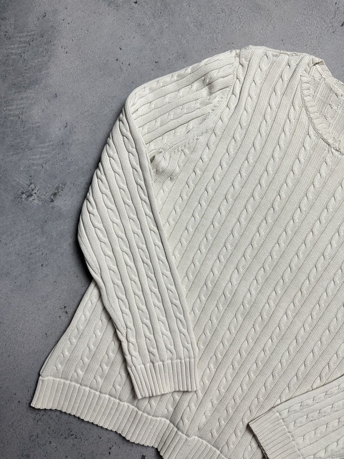 Lauren Ralph Lauren Vintage Lauren Ralph Lauren Green Label Cable Knit Sweater Size US L / EU 52-54 / 3 - 2 Thumbnail