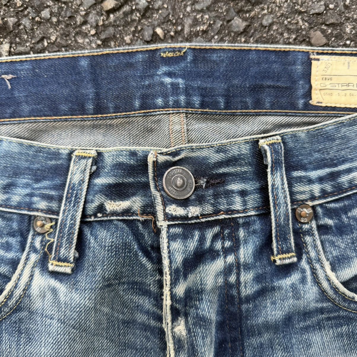 G-Star VINTAGE G STAR ITALY BUTTON FLY FADED JEAN DENIM PANTS Size US 35 - 5 Thumbnail