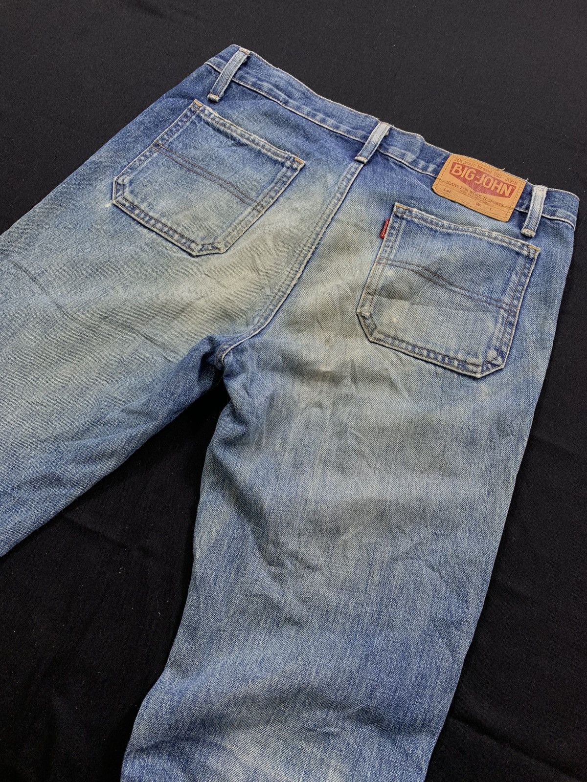 Tornado Mart Vintage Big john Distressed Japan Super Flare Denim pants Size US 31 - 4 Thumbnail