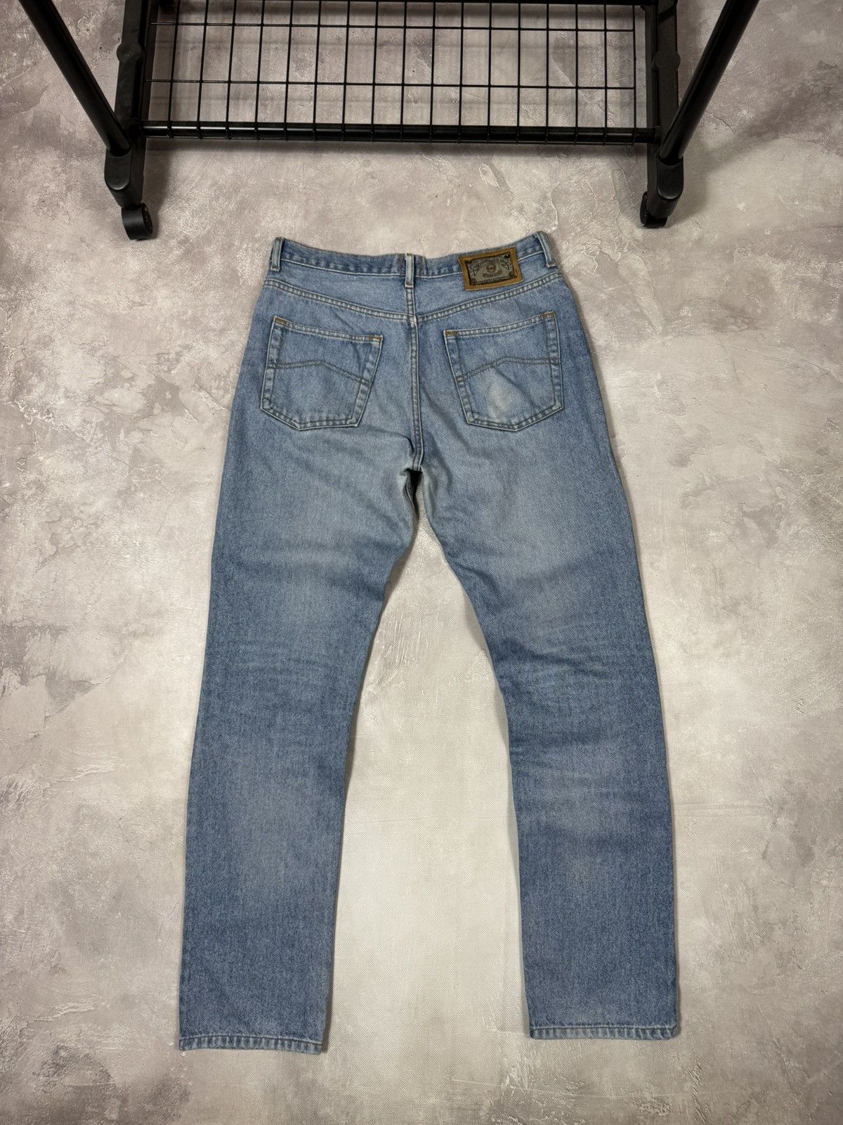 Vintage Vintage 90s Armani Jeans Fade Denim Pants Size US 32 / EU 48 - 15 Thumbnail