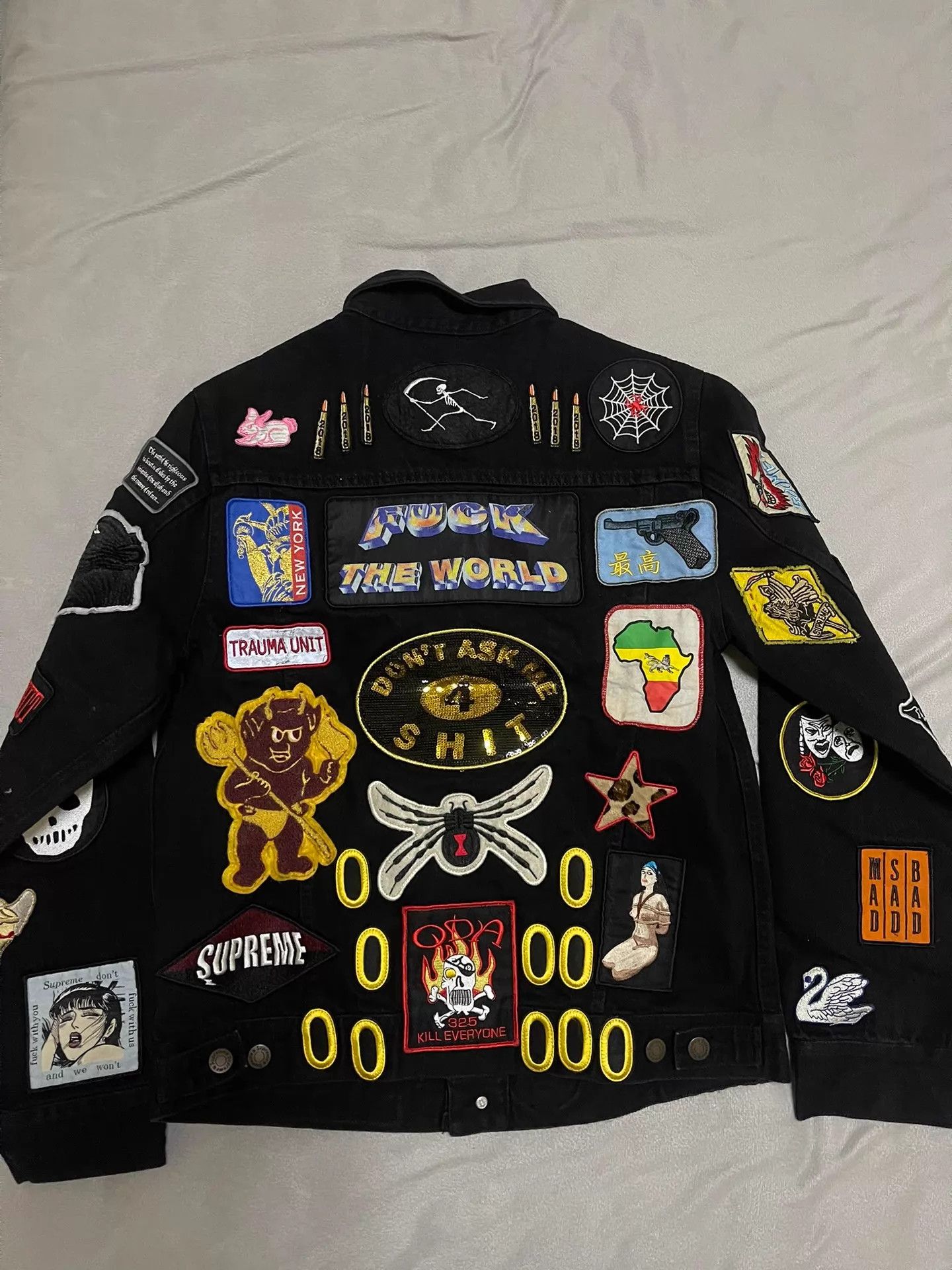 Supreme Supreme Patches Denim Jacket S New Size US S / EU 44-46 / 1 - 2 Thumbnail