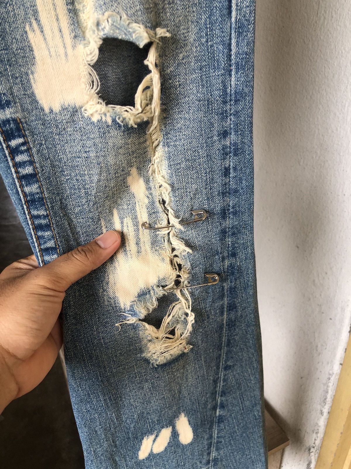 True Religion Rare❗️Vintage True Religion Distressed Boot Cut Jeans Size 26" / US 2 / IT 38 - 6 Thumbnail