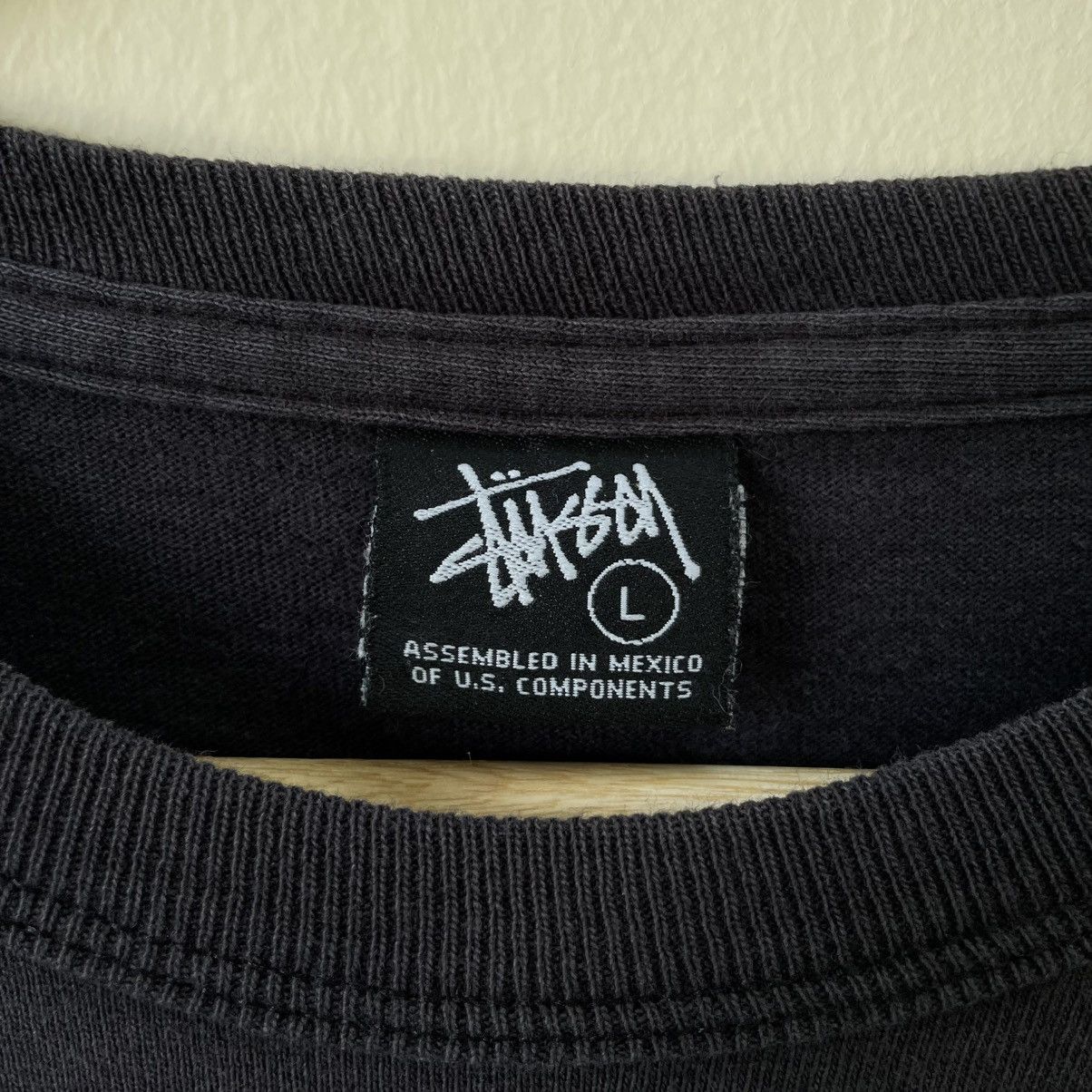 Stussy Vintage Thrashed Y2K Stussy Rasta Tee Shirt Size US L / EU 52-54 / 3 - 5 Thumbnail
