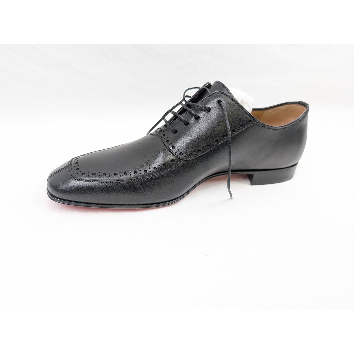 Christian Louboutin o1rshd1 Calf Flat Shoes in Black Size US 8 / EU 41 - 11 Thumbnail