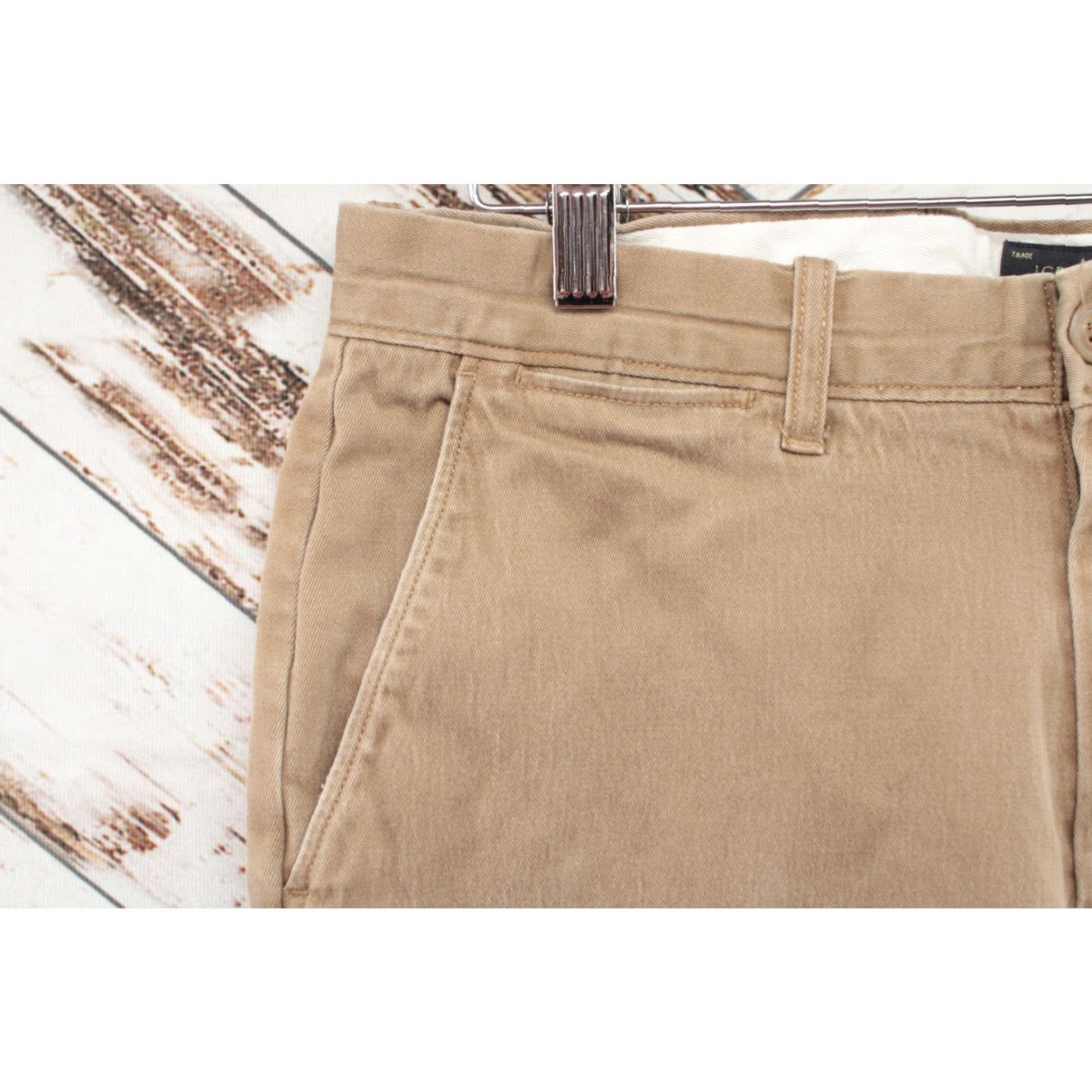 J.Crew J.CREW 770 Stretch Pants Mens 32 Brown Chino Preppy Casual Work Office Size US 32 / EU 48 - 3 Thumbnail