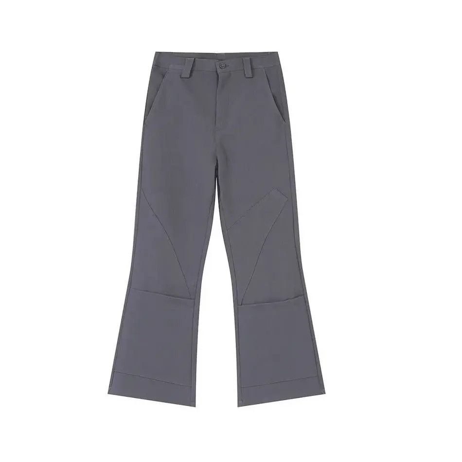 Japanese Brand Retro loose solid color micro flared jeans Size US 32 / EU 48 - 3 Thumbnail