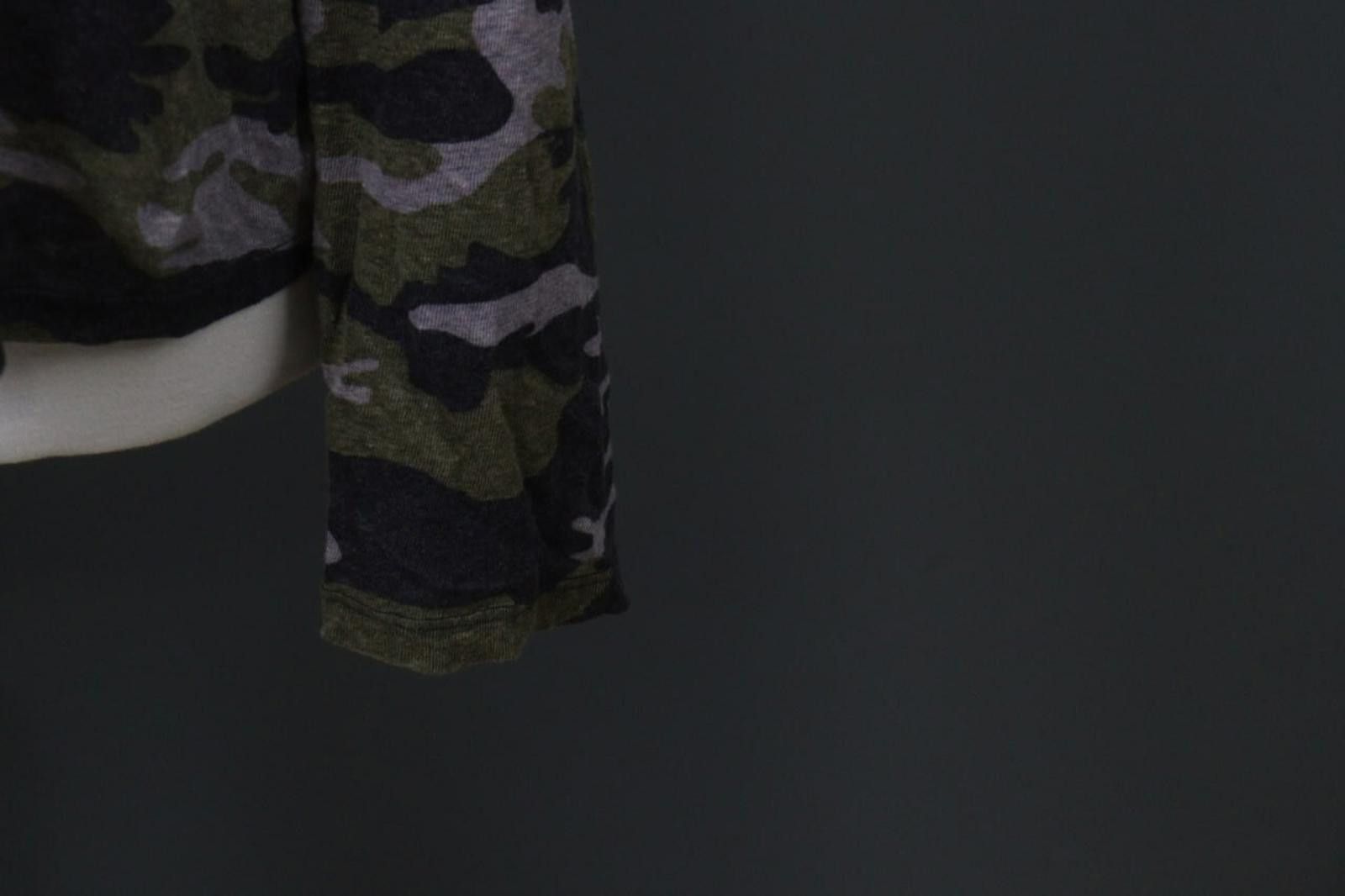 Zadig & Voltaire Zadig & Voltaire Multicolor Camo Linen Blouse Top Size XL Size XL / US 12-14 / IT 48-50 - 4 Thumbnail