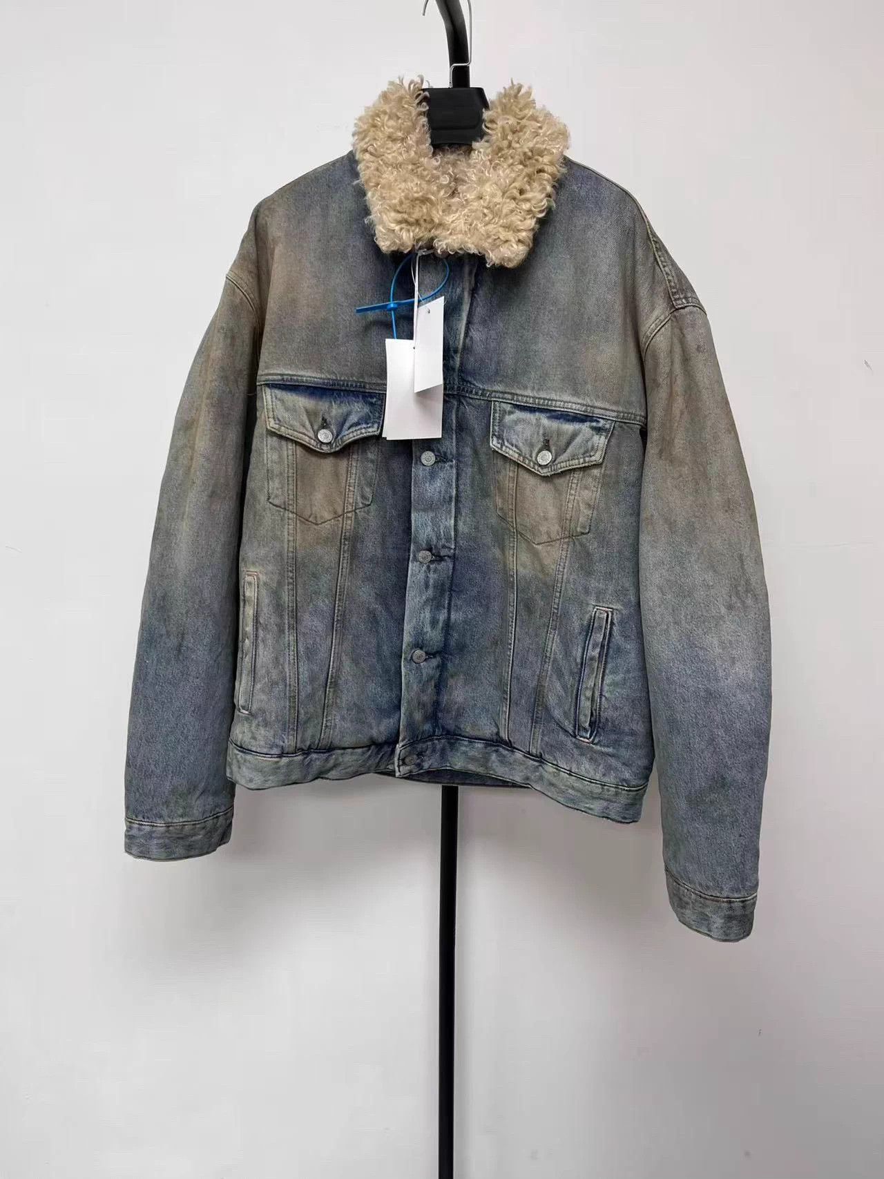 Acne Studios Faded Lapel Single-Breasted Jacket L