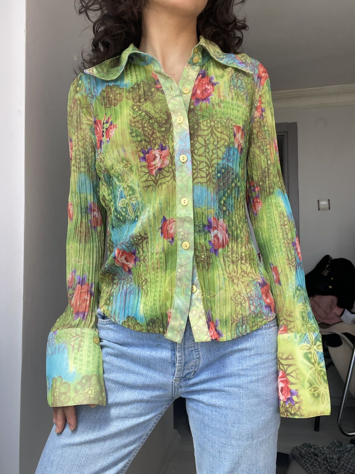Vintage Italian shirt Size M / US 6-8 / IT 42-44 - 3 Thumbnail