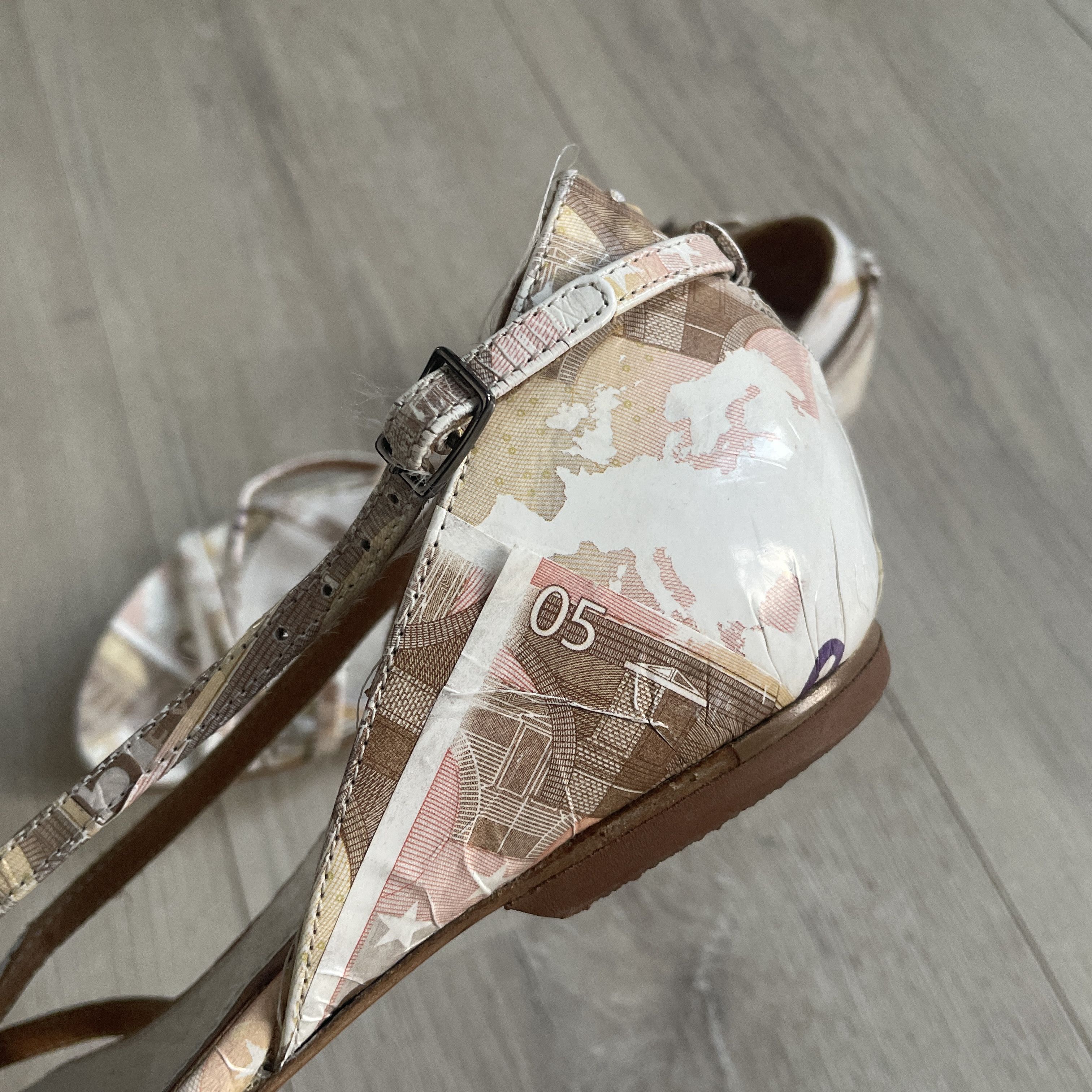 Maison Margiela Martin Margiela SS08 50€ bill sandals Size US 7.5 / IT 37.5 - 7 Thumbnail