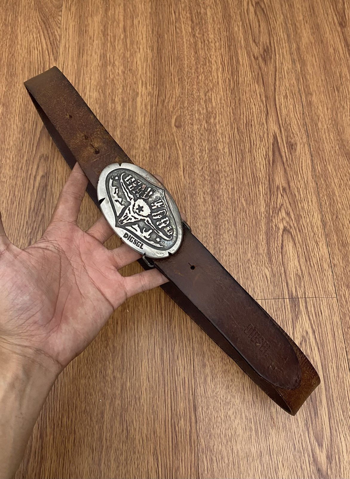 Diesel Diesel buffalo buckle belt Size ONE SIZE - 3 Thumbnail