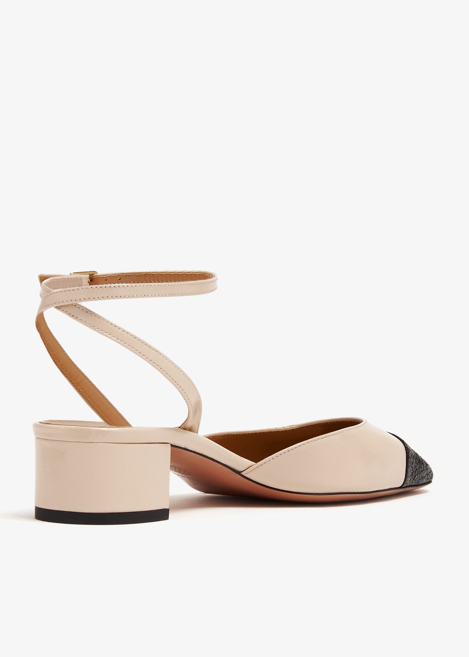 Aquazzura o1s22i1n0125 French Flirt 35 Pumps in Nude Black Size US 8 / IT 38 - 4 Thumbnail