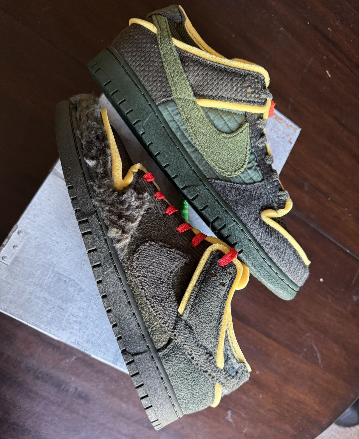 Cactus Plant Flea Market × Nike Nike CPFM Swamp Sponge Dunk Low Sequoia Size US 14 / EU 47 - 3 Thumbnail