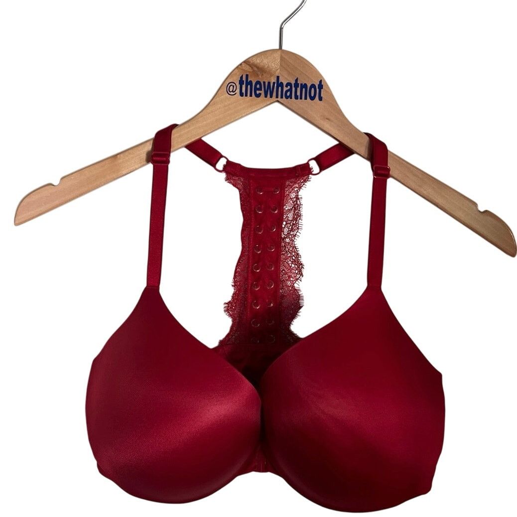 Victorias Secret VictoriaS Secret So Obsessed Red Push Up Padded Bra 36Dd, Women's