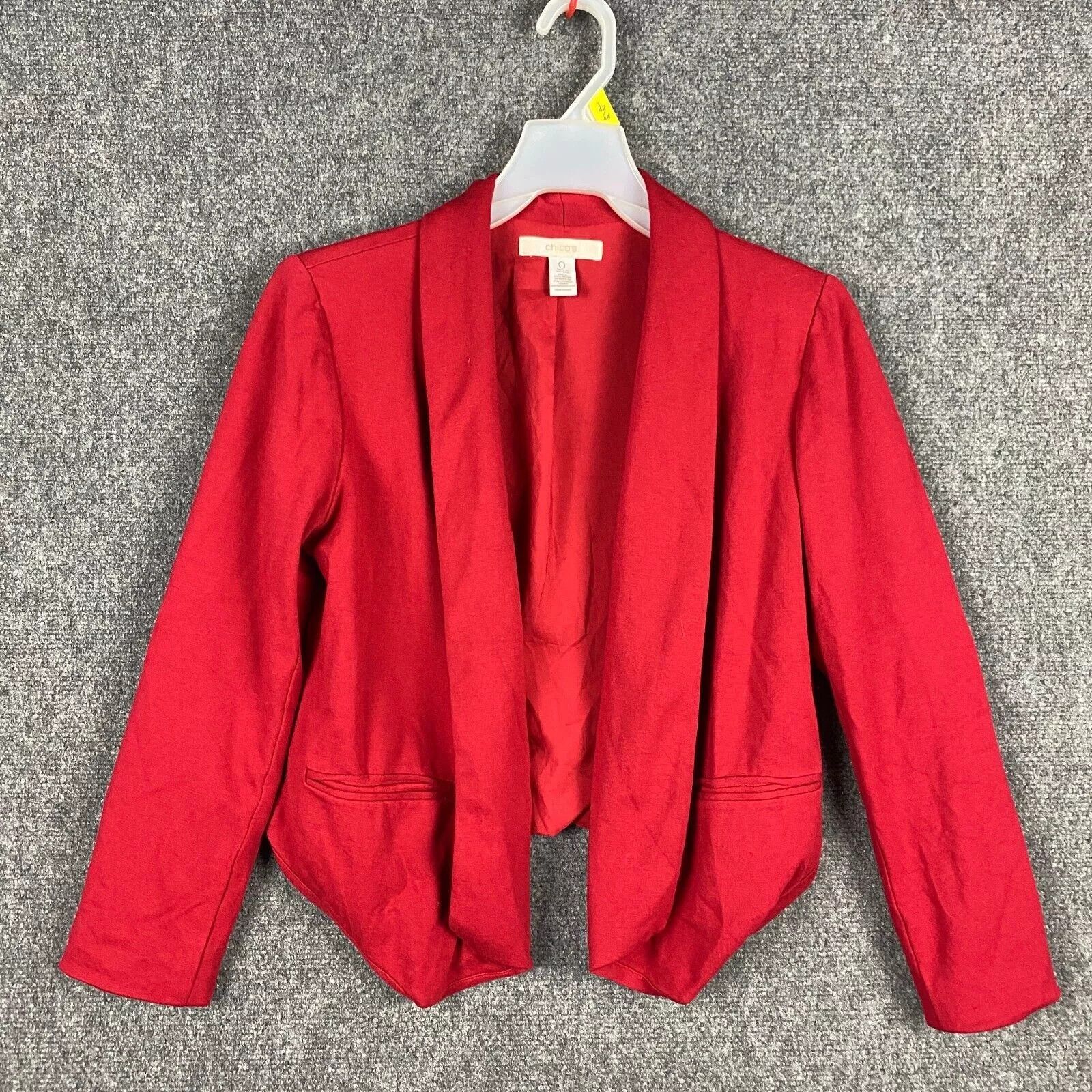 Chicos Chico's Blazer Size 0 Women's Rayon Blend Adults Long Sleeve Size XS / US 0-2 / IT 36-38 - 1 Thumbnail
