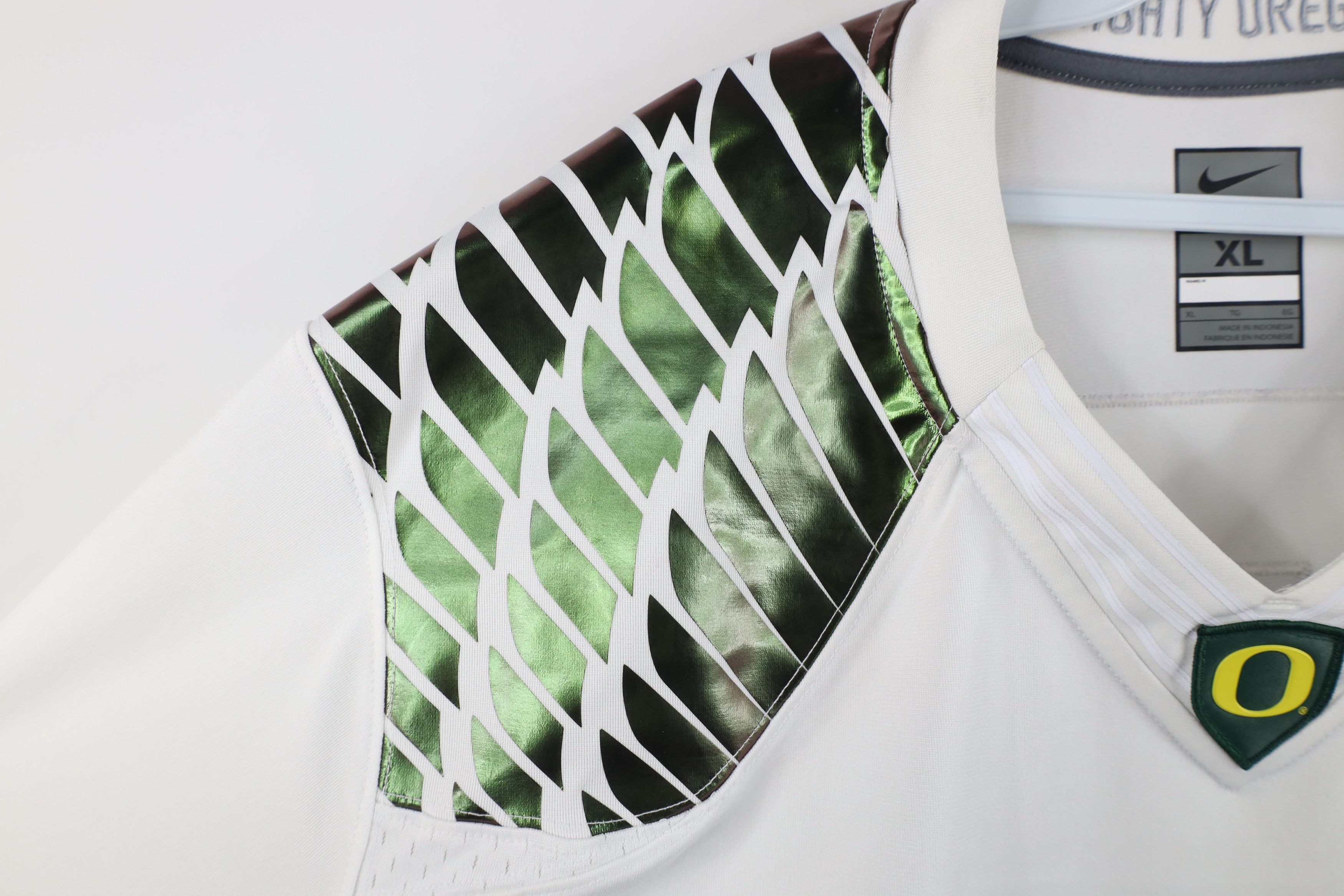 Nike Nike Mighty University of Oregon Football Jersey White Size US XL / EU 56 / 4 - 7 Thumbnail
