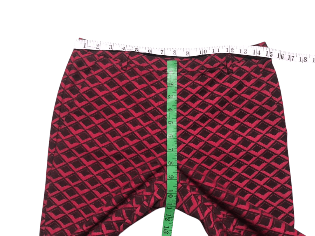 Krizia × Krizia Uomo Evex By Krizia Geometric Colourful Ankle Pants Women Size 30" / US 8 / IT 44 - 20 Thumbnail