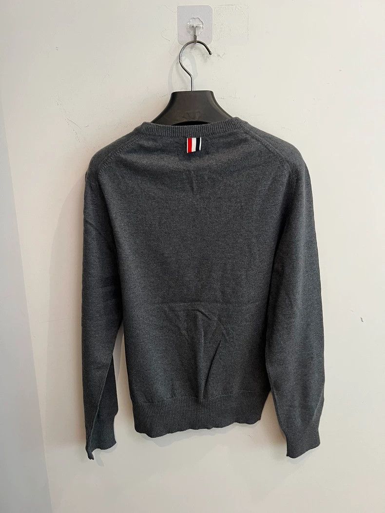 Thom Browne Thom Browne Medium grey sweater Size US S / EU 44-46 / 1 - 7 Thumbnail