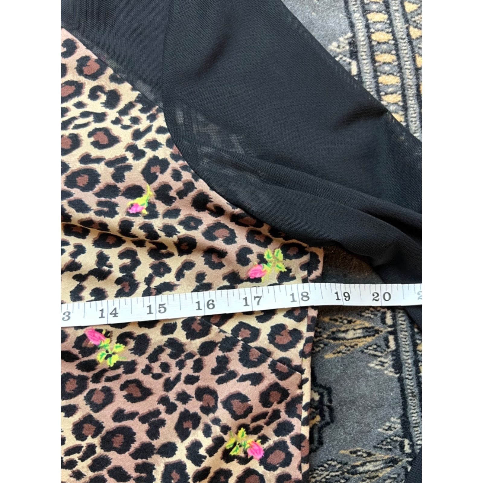 Betsey Johnson **VINTAGE Betsey Johnson Size M Leopard Print Blouse** User: Vintage Betsey Johnson Size M Leopard Print Blouse Size M / US 6-8 / IT 42-44 - 2 Thumbnail