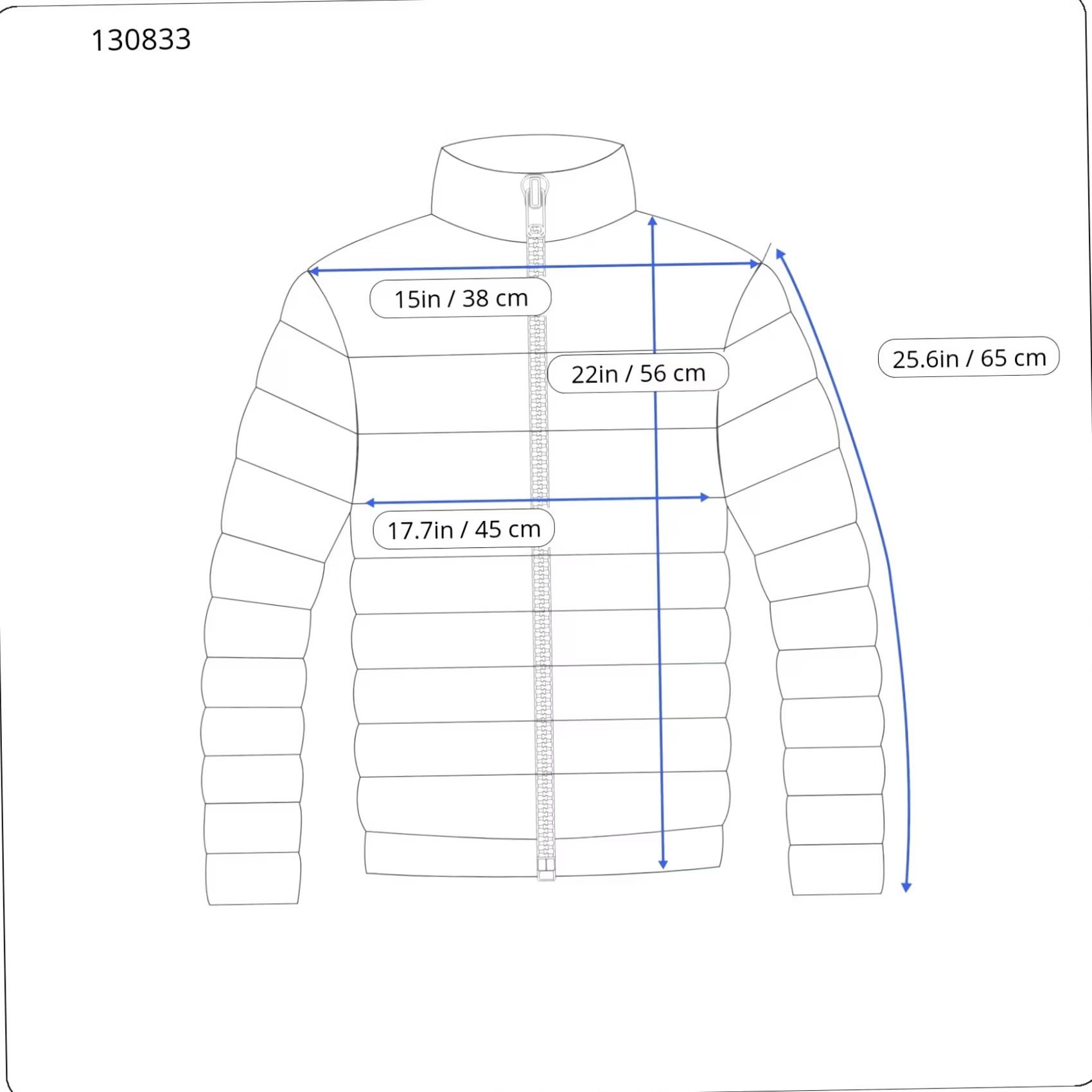 Superdry SUPERDRY Jacket Men's MEDIUM Full Zip Quilted Padded Black Size US M / EU 48-50 / 2 - 3 Thumbnail